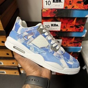Kito Wares AfterLife Jordan 4 Style Sneakers Heaven Hell Tear Away - Men’s 10